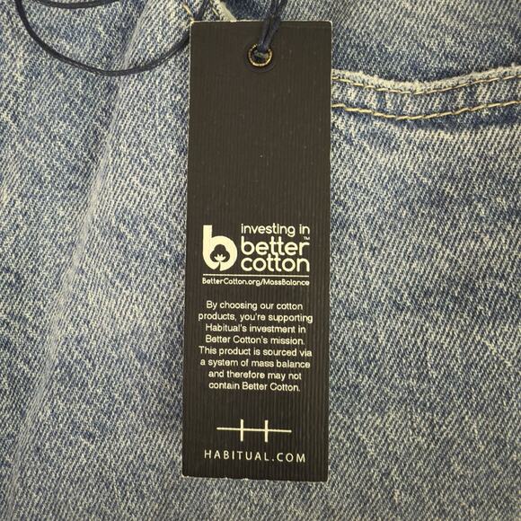 Habitual Womens Straight Leg Jeans Size 8 / 29 Blue High Rise Stretch Denim NWT - Picture 15 of 16